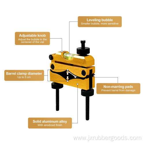 range leveling kit with highprecision bubble leveling system